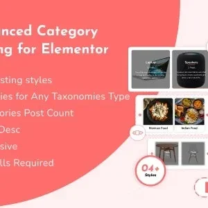 Advanced Category Listing for Elementor