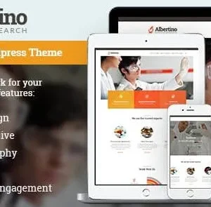 Albertino – Science Laboratory Research & Technology WordPress Theme