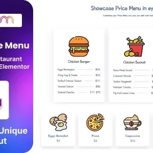 BWD Restaurant Price Menu – Addon For Elementor
