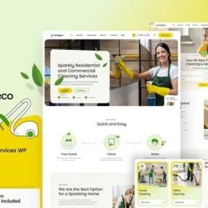 ClanyEco - Cleaning Services WordPress Theme