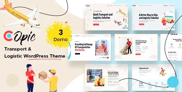 Copic - Transport & Logistics WordPress Them