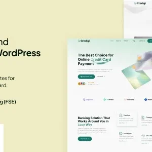 Credigi - Digital Bank & Credit Card FSE WordPress Theme