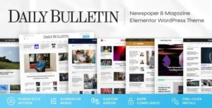 Daily Bulletin – Magazine & Newspaper WordPress Theme