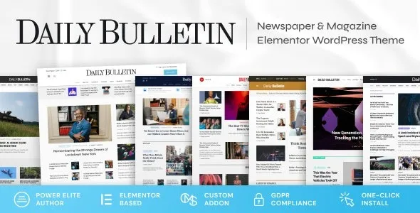 Daily Bulletin – Magazine & Newspaper WordPress Theme