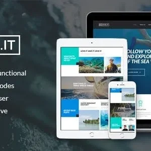DiveIt – Scuba Diving School, Sea Adventure & Travel WordPress Theme