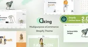 Dking – Multipurpose eCommerce Shopify Theme