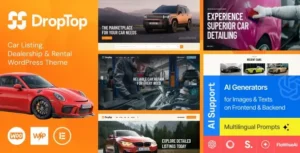 Drop-Top – Car Listing, Dealership & Rental WordPress Theme