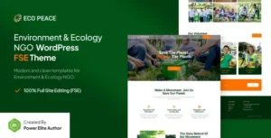 EcoPeace  – Environment & Ecology NGO FSE WordPress Theme