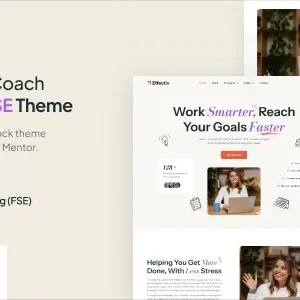 Effectiv - Productivity Coach & Mentor FSE WordPress Theme