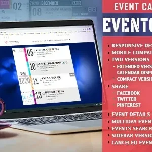 EventoZilla Event Calendar Addon For WPBakery