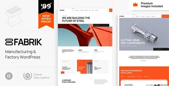 Fabrik– Manufacturing & Factory WordPress