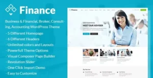 Finance – Consulting, Accounting WordPress Theme