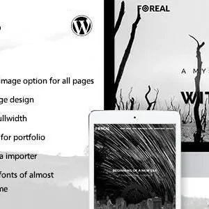 Foreal - Director, Writer WordPress Theme