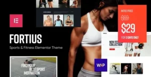Fortius – Sports & Fitness Elementor WordPress Theme