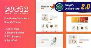 Fusta – Furniture Shopify Theme + RTL + Dropshippi