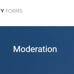 Gravity Forms Moderation