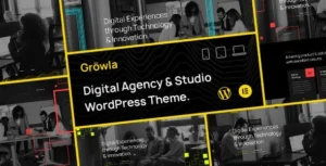 Gröwla– Digital Agency & Studio WordPress Theme