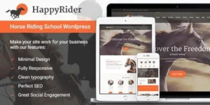 Happy Rider – Horse School & Equestrian Center WordPress Theme