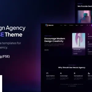 Hecxa - Creative Design Agency FSE WordPress Theme