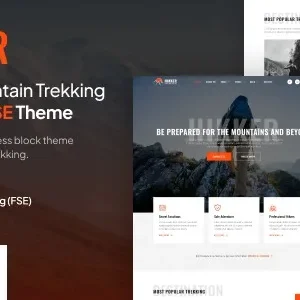 Hikker – Hiking & Mountain Trekking FSE WordPress Theme