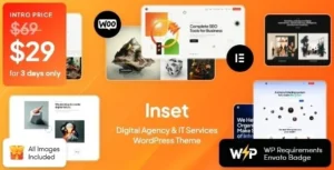 Inset – Digital Agency & IT Services WordPress Theme