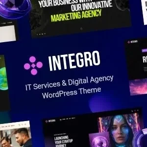 Integro - IT Services & Digital Agency WordPress Theme