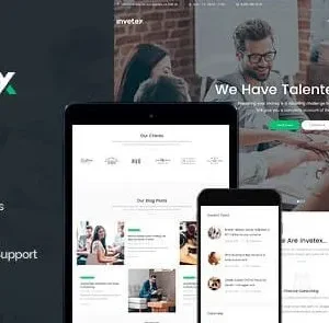 Invetex - Business Consulting & Investments WordPress Theme + RTL