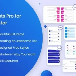 Item Lists Pro for Elementor