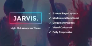Jarvis – Night Club, Concert, Festival WordPress Theme