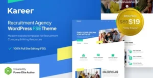 Kareer  – Human Resource & Recruitment Agency FSE WordPress Theme