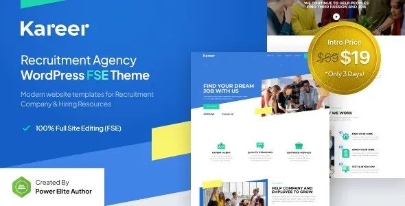 Kareer - Human Resource & Recruitment Agency FSE WordPress Theme