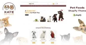 Kate – Dog & Pets Food Store Shopify Theme