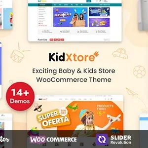 KidXtore - Kids Clothing and Toys Store Elementor WooCommerce WordPress Theme