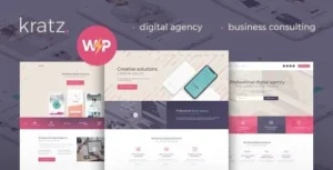 Kratz – Digital Agency Marketing and SEO WordPress Theme