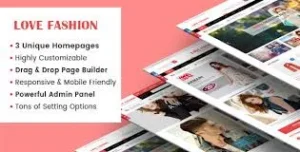 LoveFashion – Multipurpose Sections Drag & Drop Builder Shopify Theme