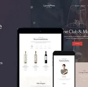 Luxury Wine – Liquor Store & Vineyard WordPress Theme + Shop