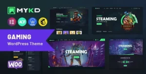 MYKD  eSports and Gaming NFT WordPress Theme