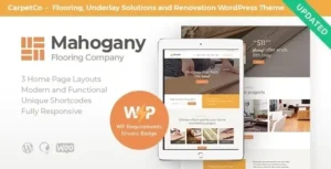 Mahogany- Carpenting Woodwork & Flooring Company WordPress Theme