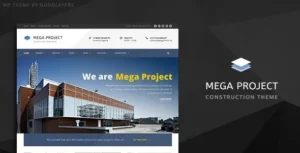 Mega Project – Construction WordPress Theme