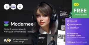 Modernee – AI Integration & Digital Transformation WordPress Theme