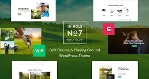 N7 | Golf Club & Course Sports & Events WordPress Theme
