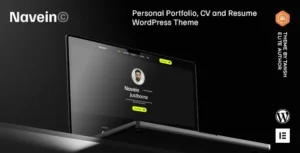 Navein  – Personal Portfolio WordPress Theme