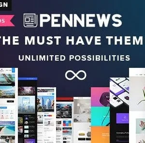 PenNews - News/ Magazine/ Business/ Portfolio/Reviews Landing AMP WordPress Theme