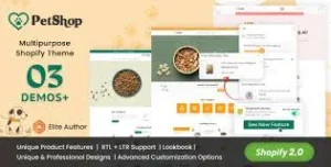 Petshop – Multipurpose E-commerce Shopify Template
