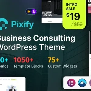 Pixify– Business Consulting WordPress Theme
