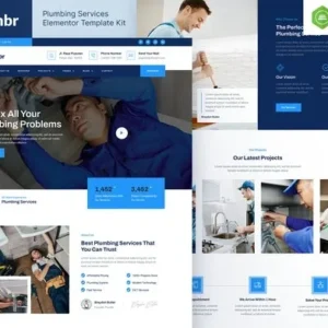 Plumbr - Plumbing Services Elementor Template Kit