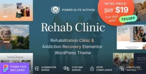 Rehab Clinic – Addiction Recovery Center WordPress Theme