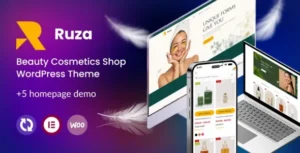 Ruza  – Beauty Cosmetics Shop WordPress Theme