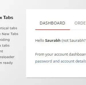 SS WooCommerce Myaccount Ajax Tabs