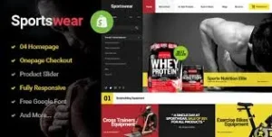 Sportwear | Multi Store Responsive Shopify Theme